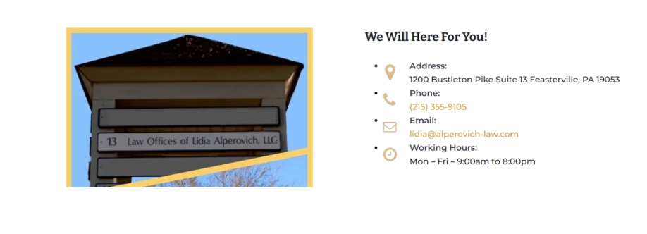 The Law Offices of Lidia Alperovich LLC Cover Image