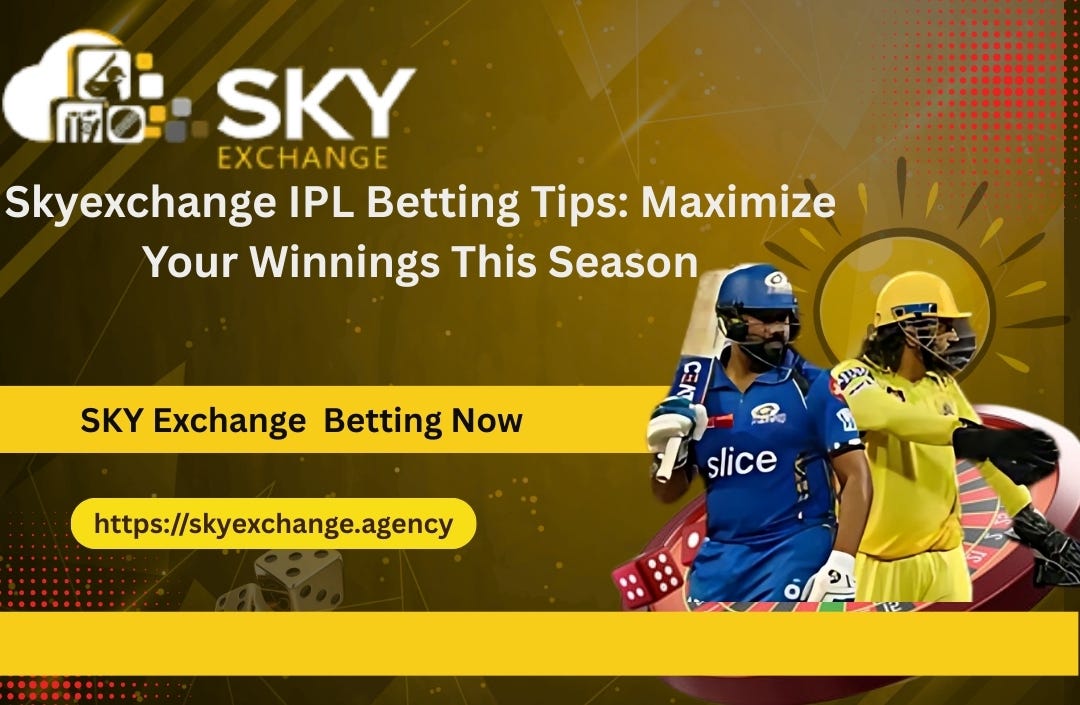Skyexchange IPL Betting Tips: Maximize Your Winnings This Season | by Reddy Anna | May, 2025 | Medium