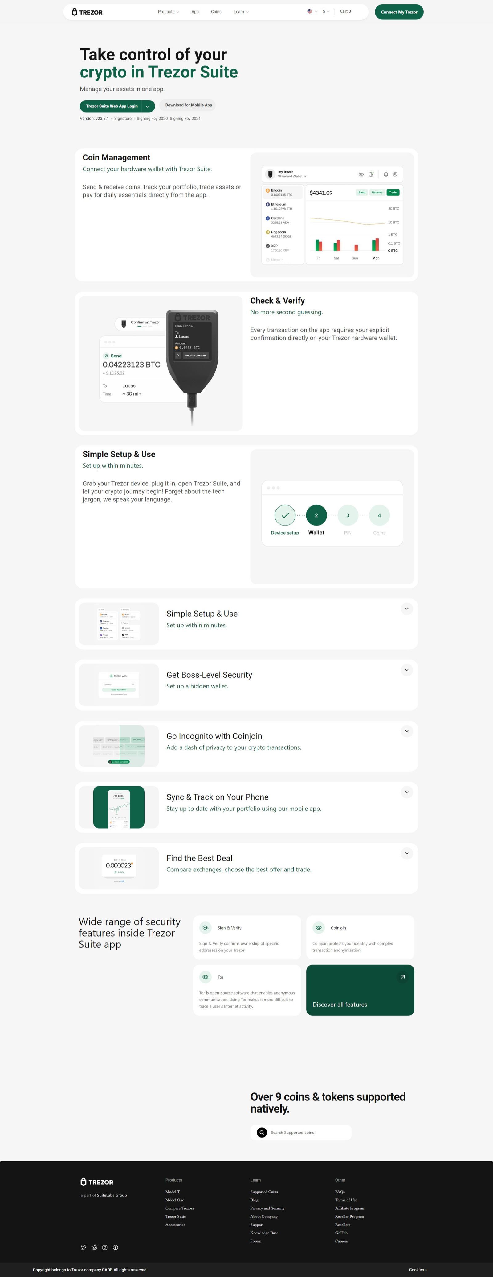 Trezór.io/Start®@ | Starting Up Your Device#| Trezor@