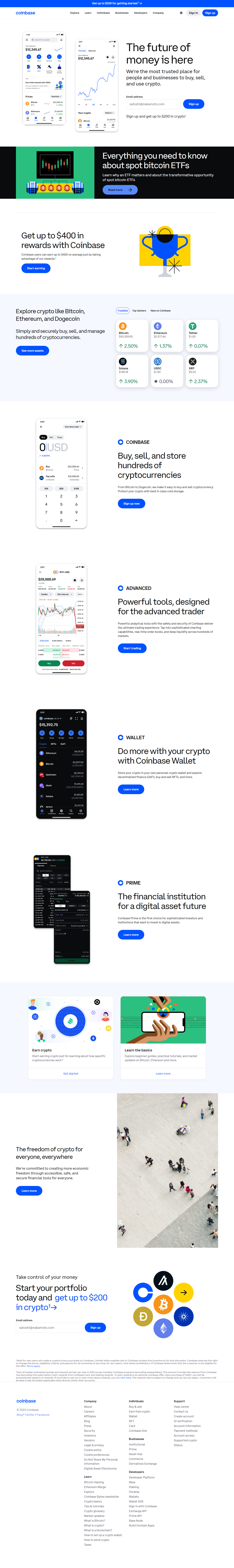 Coinbase® Extension® | Getting Started: Wallet | Coinbase® Extension®