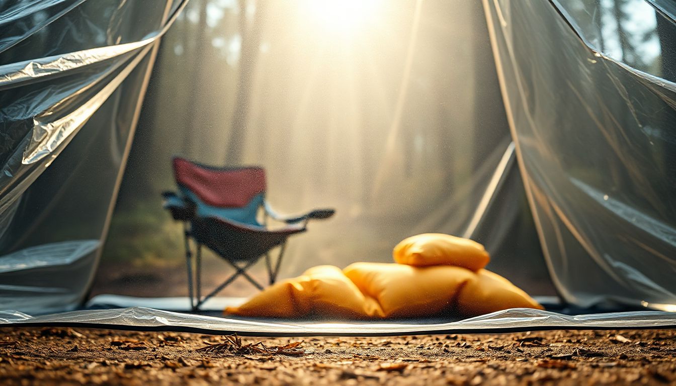 Setting Up a Tarpaulin for Camping Comfort -