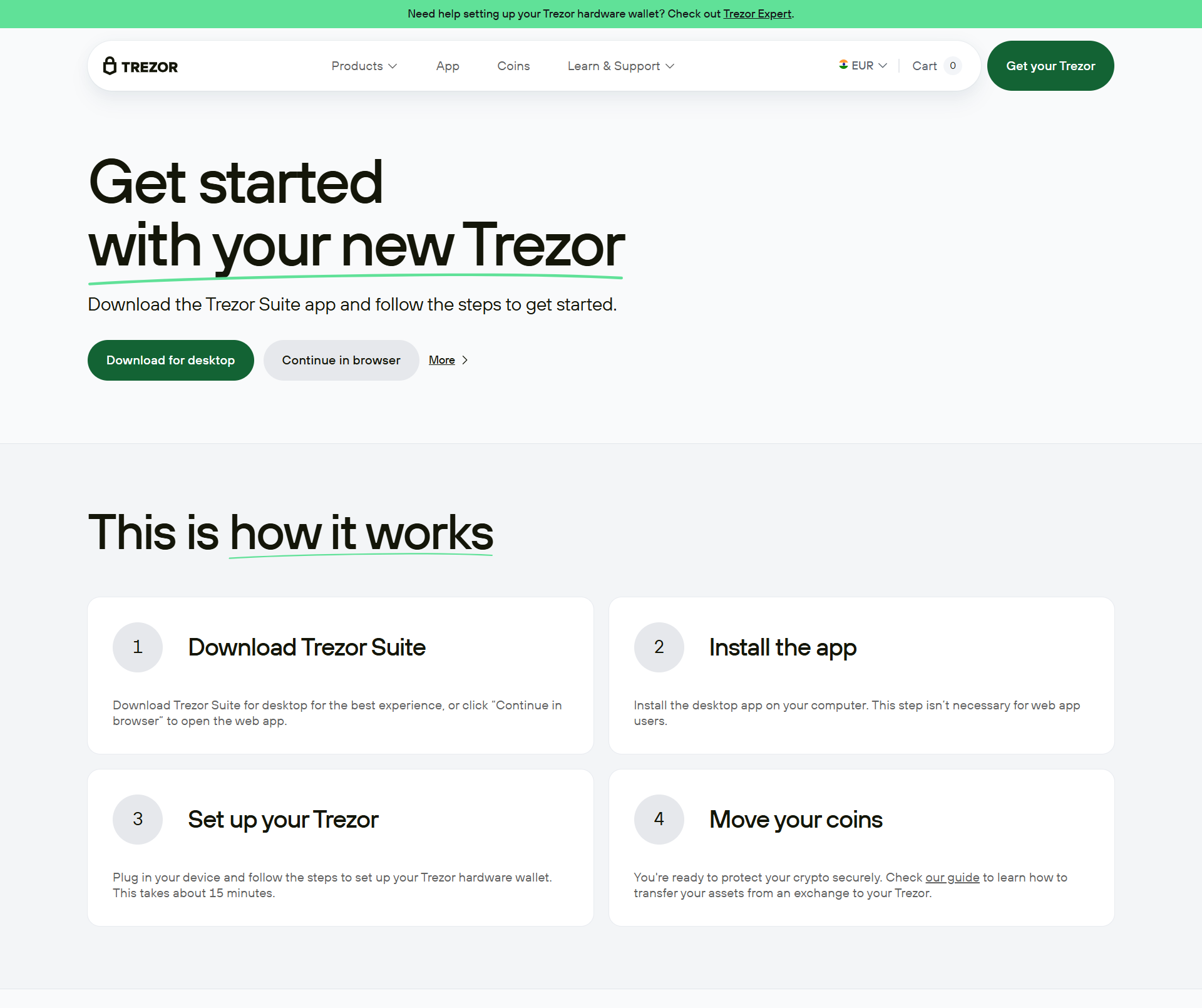 Trezor.io/Start® | Trézór®
