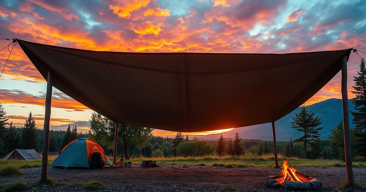Why Large Tarpaulin is Ideal for Camping