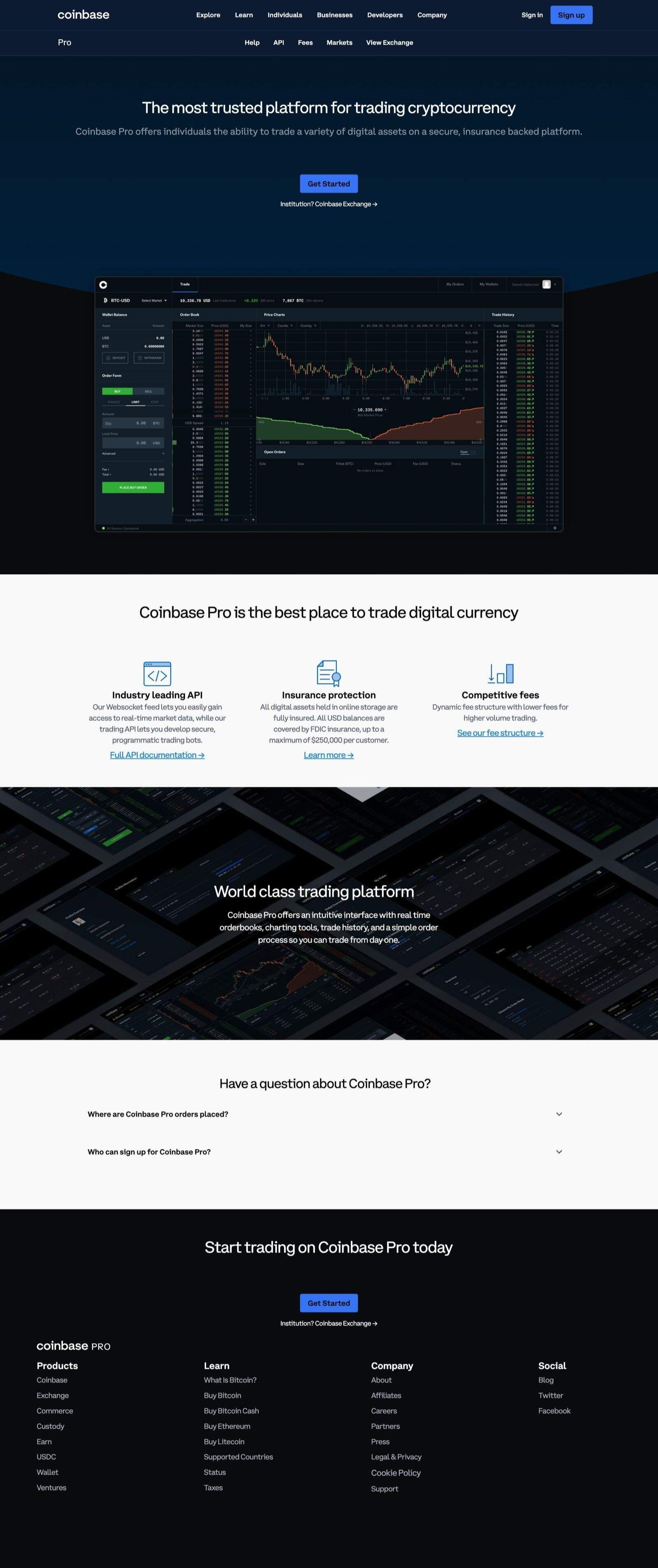 Official Site® | Coinbase Pro | Digital Asset Exchange*