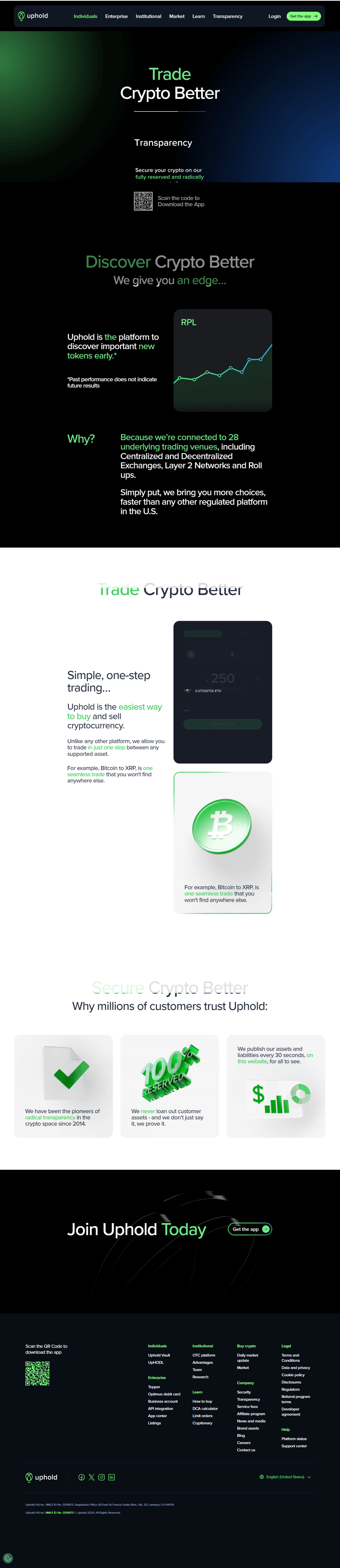 Log In | Uphold®: | Sign In to Your Account