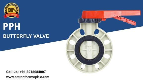 PPH Butterfly Valve - Petron Thermoplast