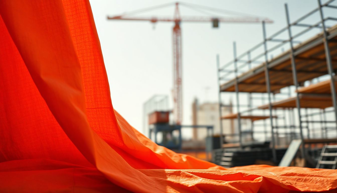 Fire Retardant Tarpaulins Sheet for Construction Sites