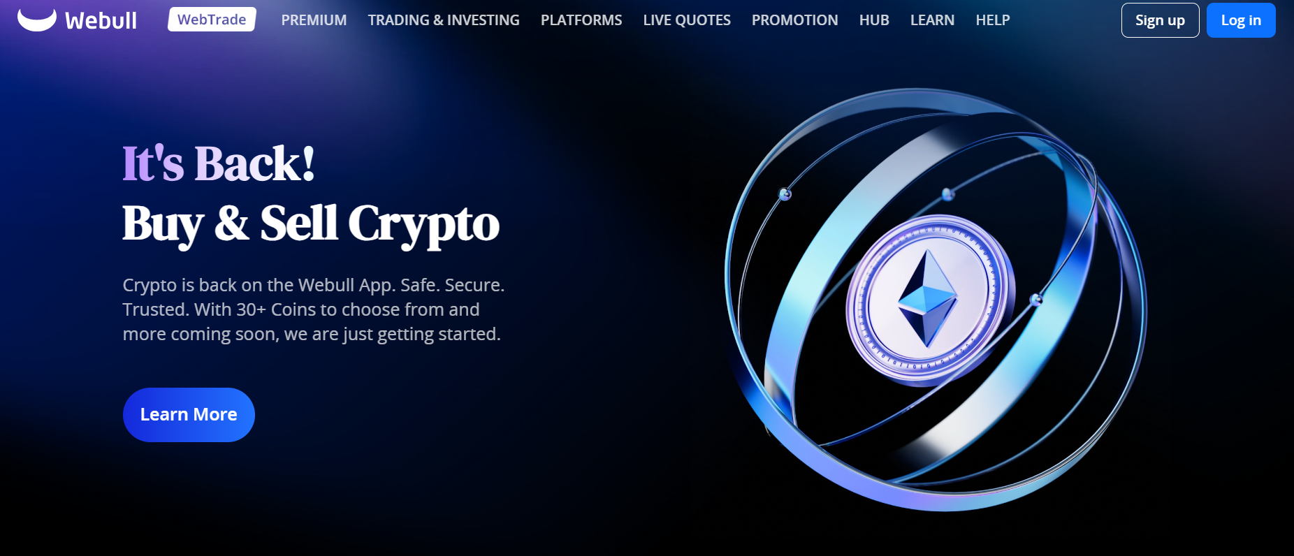 Webull Login | Secure Access to Stock & Crypto Trading Platform