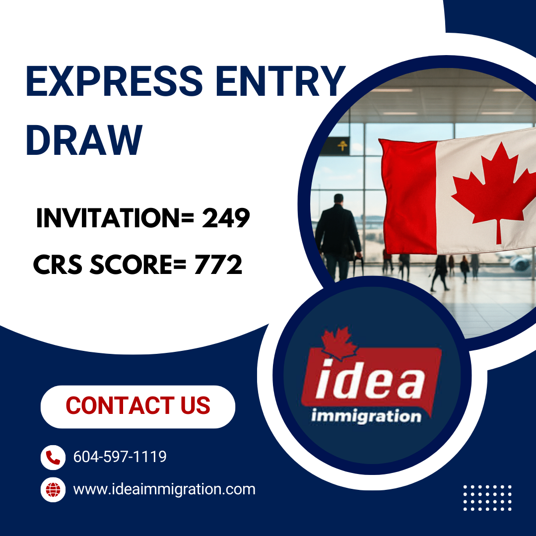Express Entry: IRCC Issues 249 Invitations for Canadian PR - Idea immigration