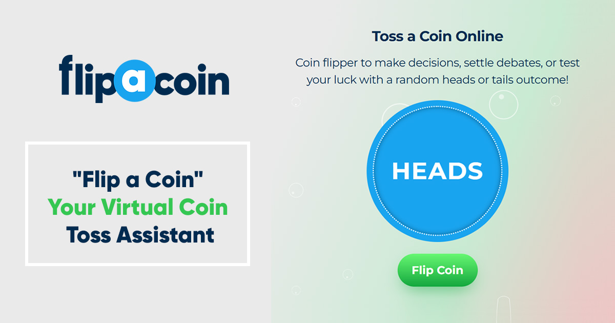 Flip a Coin Online - Coin Toss, Heads or Tails, Coin Flipper Tool