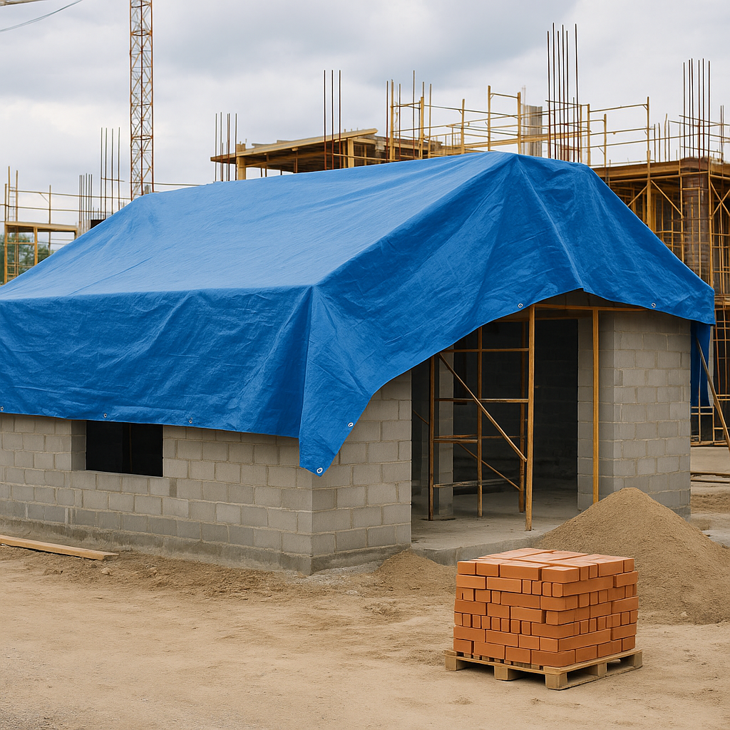 How to Use Tarpaulin On Construction Site