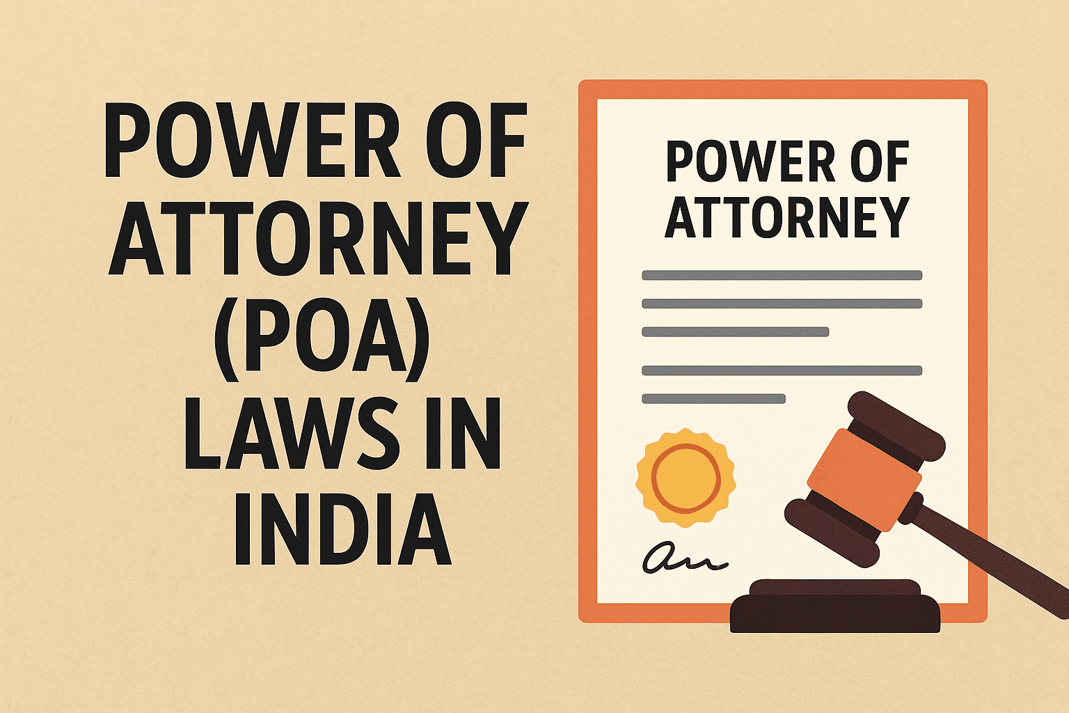 A Complete Guide to Power of Attorney (POA) Laws in India
