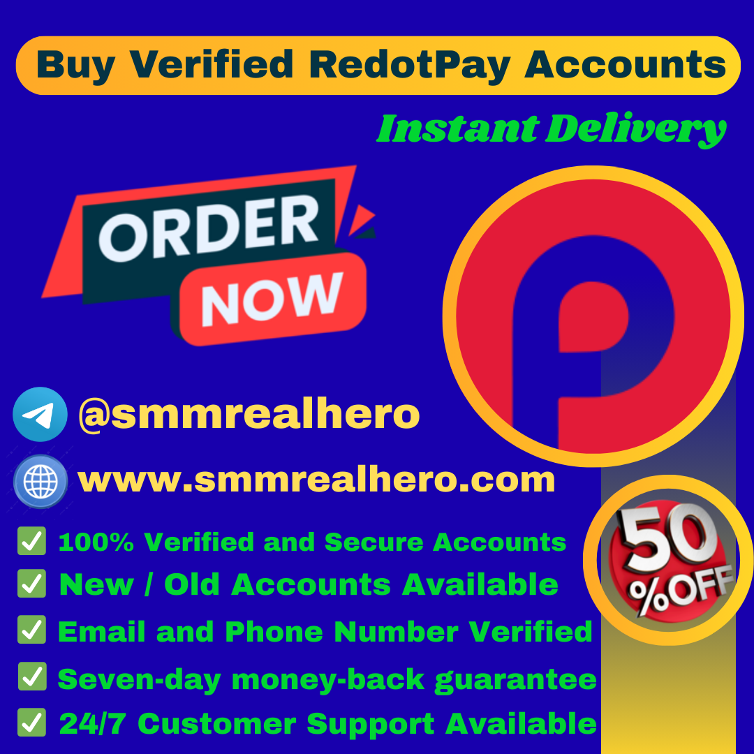 Buy Verified RedotPay Accounts – Safe $ Business