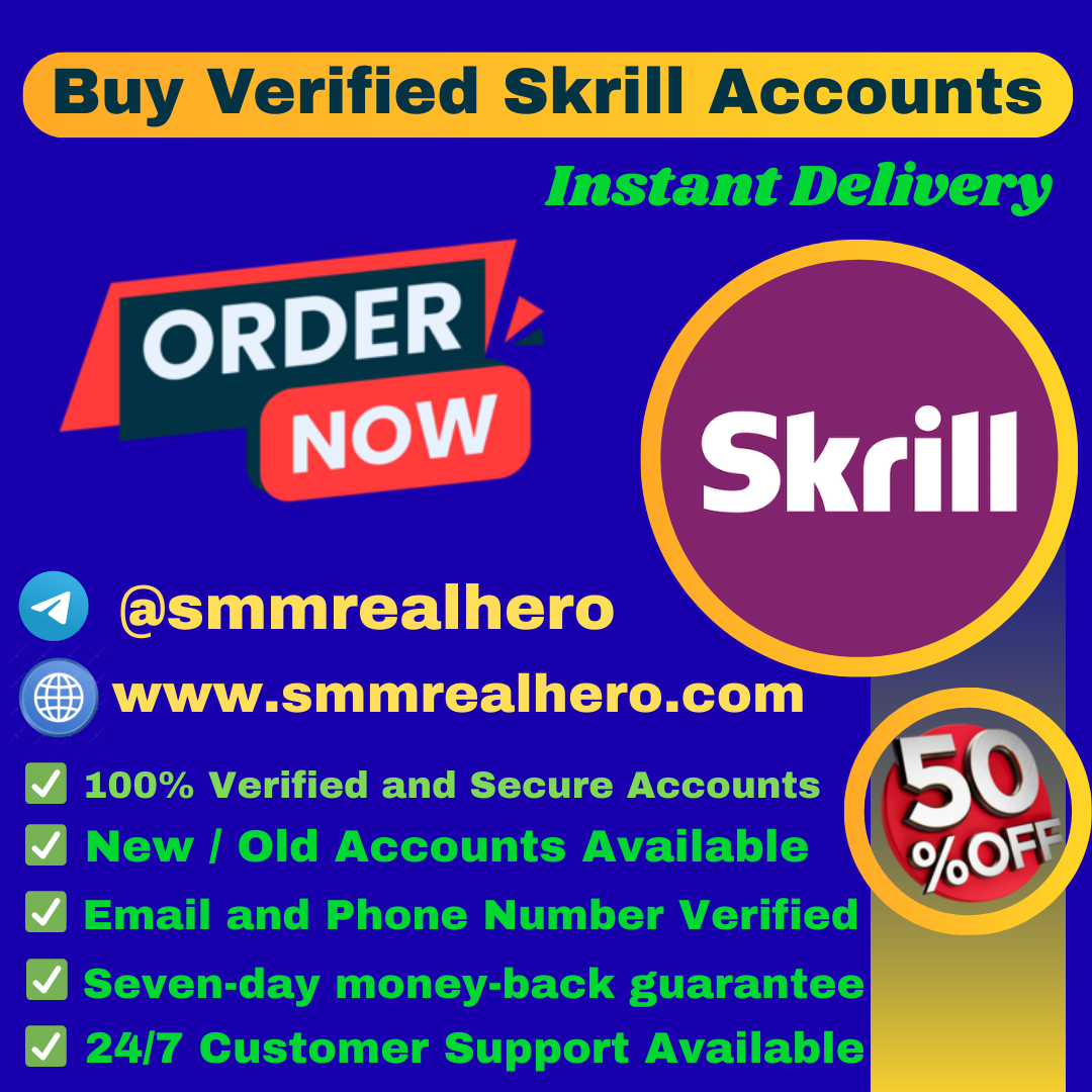 Buy Verified Skrill Accounts – Easy and Safe