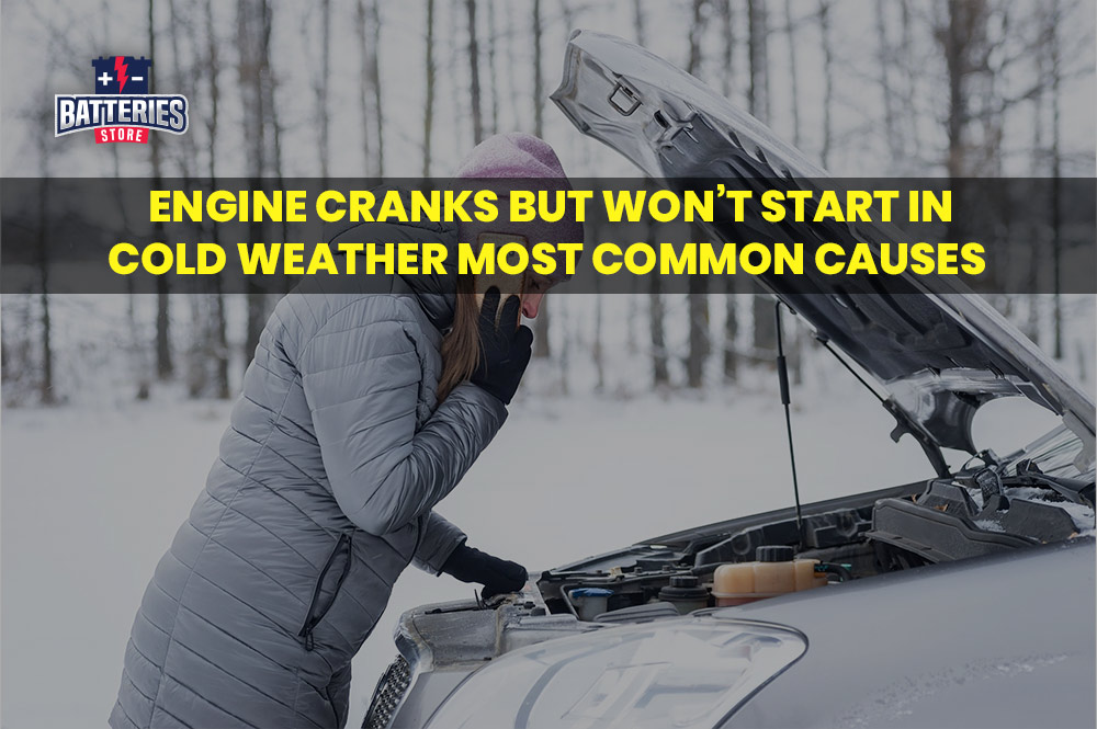 Engine Cranks but Won’t Start in Cold Weather — Most Common Causes | Batteries Store