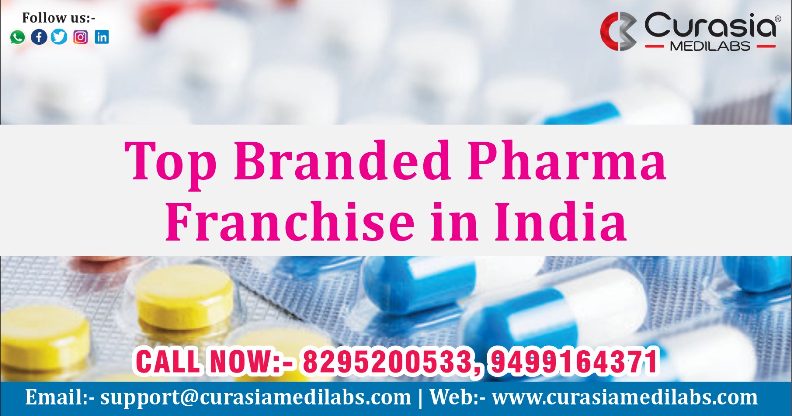 Top Branded Pharma Franchise in India | Curasia Medilabs