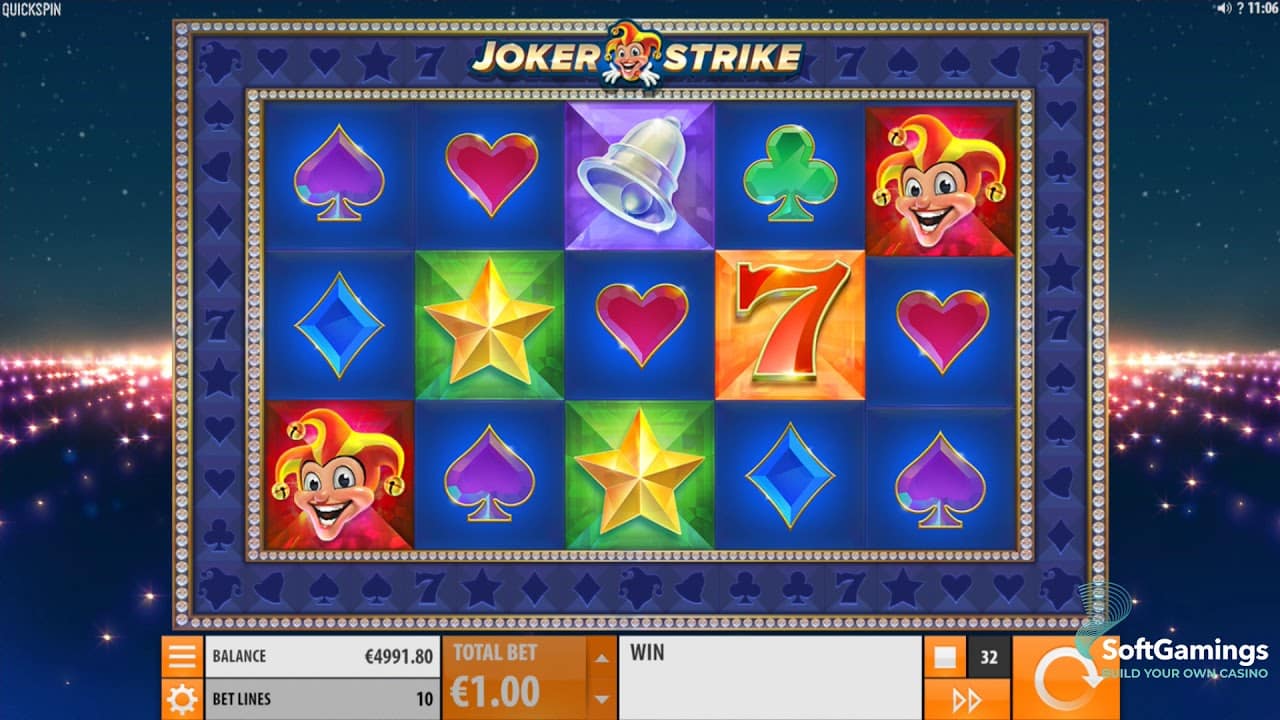 Огляд слота Joker Strike від Quickspin