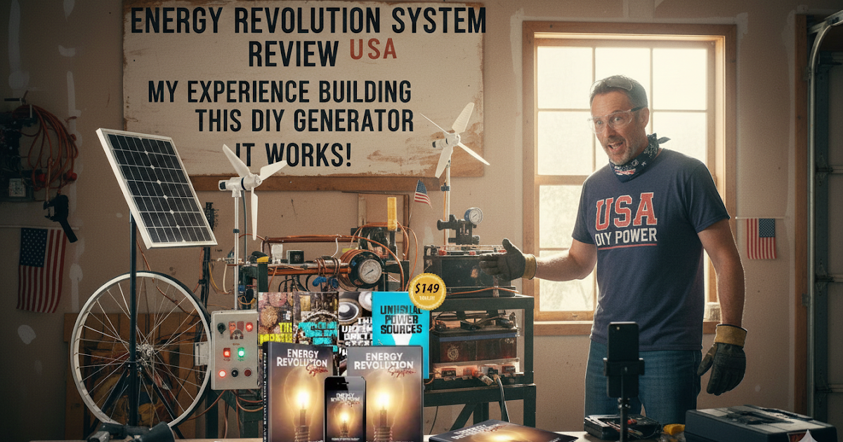 Energy Revolution System Review USA: My Experience Building This DIY Generator