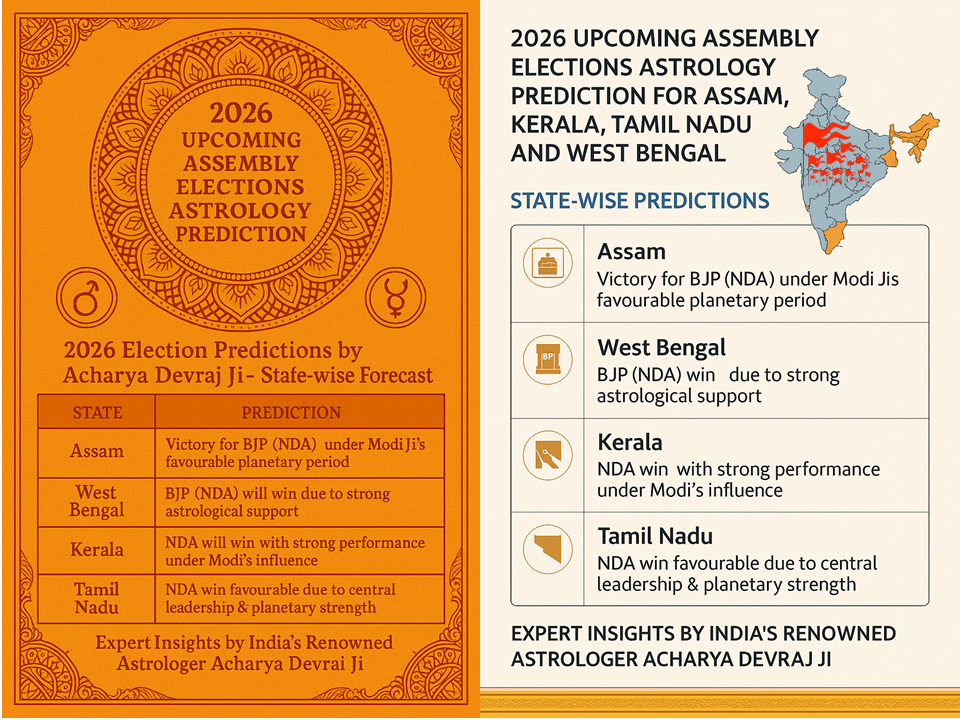 2026 Upcoming Assembly Elections Astrology Prediction For Assam, Kerala, Tamil Nadu And West Bengal
