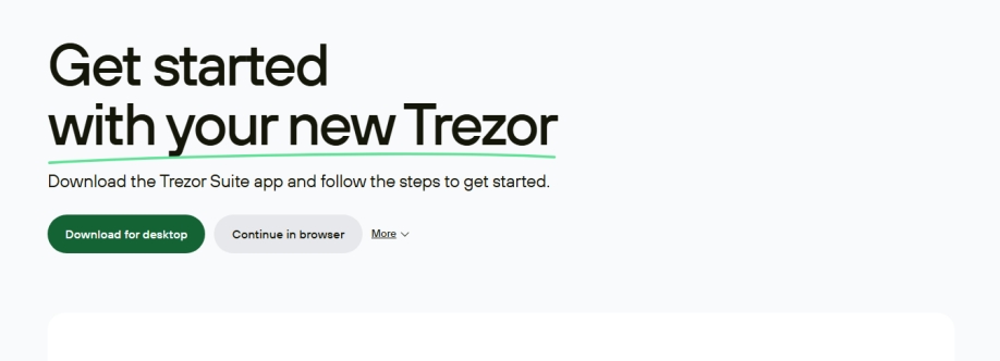 Trezor iostart Cover Image