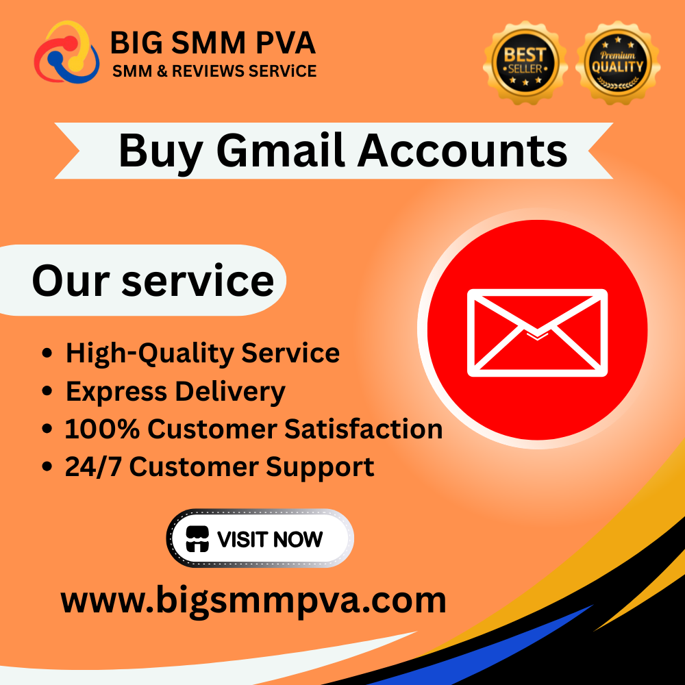 Buy Gmail Accounts - 100% PVA Accounts (Bulk & Aged)