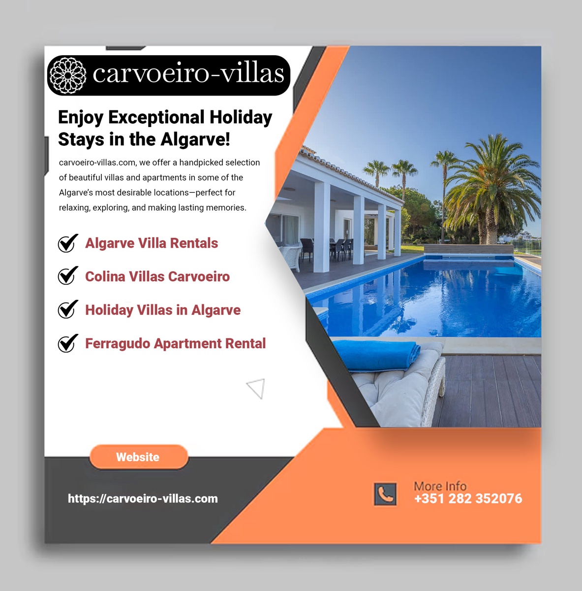 Screenshot - Holiday Villas in Algarve  Discover stunning Holiday Villas in the Algarve — perfect for relaxing beach getaways, family vacations, or couples’ retreats. Enjoy beautifully appointed accommodations, private pools, and easy access to sandy beaches, golf courses, and vibrant local towns. For more information please visit us at:- https://carvoeiro-villas.com #luxury_algarve_villa_rental #algarve_villa_holidays - Gyazo