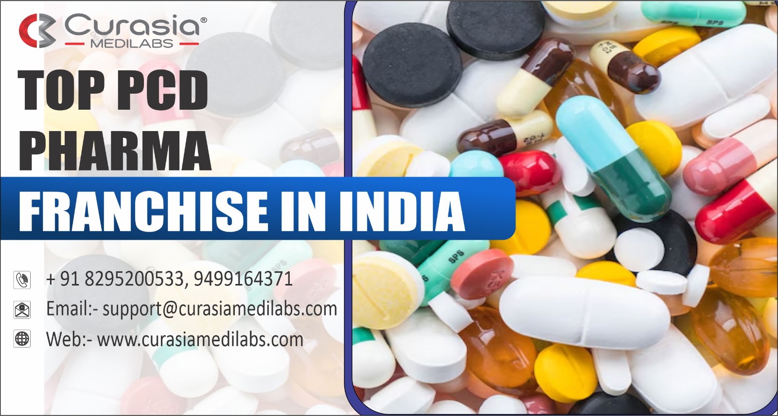Top PCD Pharma Franchise in India | WHO-GMP | Curasia Medilabs