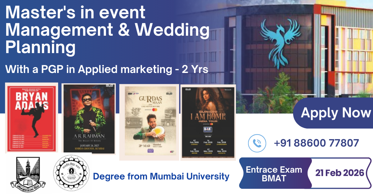 MBA in Event Management – Admissions Open 2026