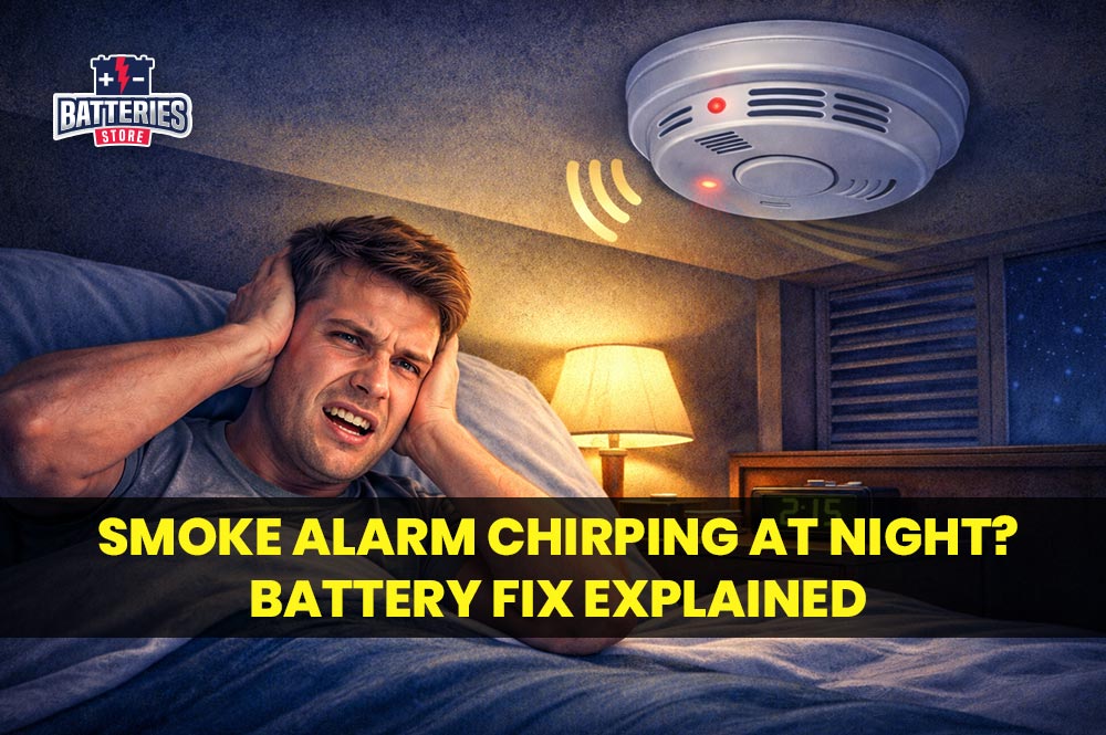 Smoke Alarm Chirping at Night? Battery Fix Explained