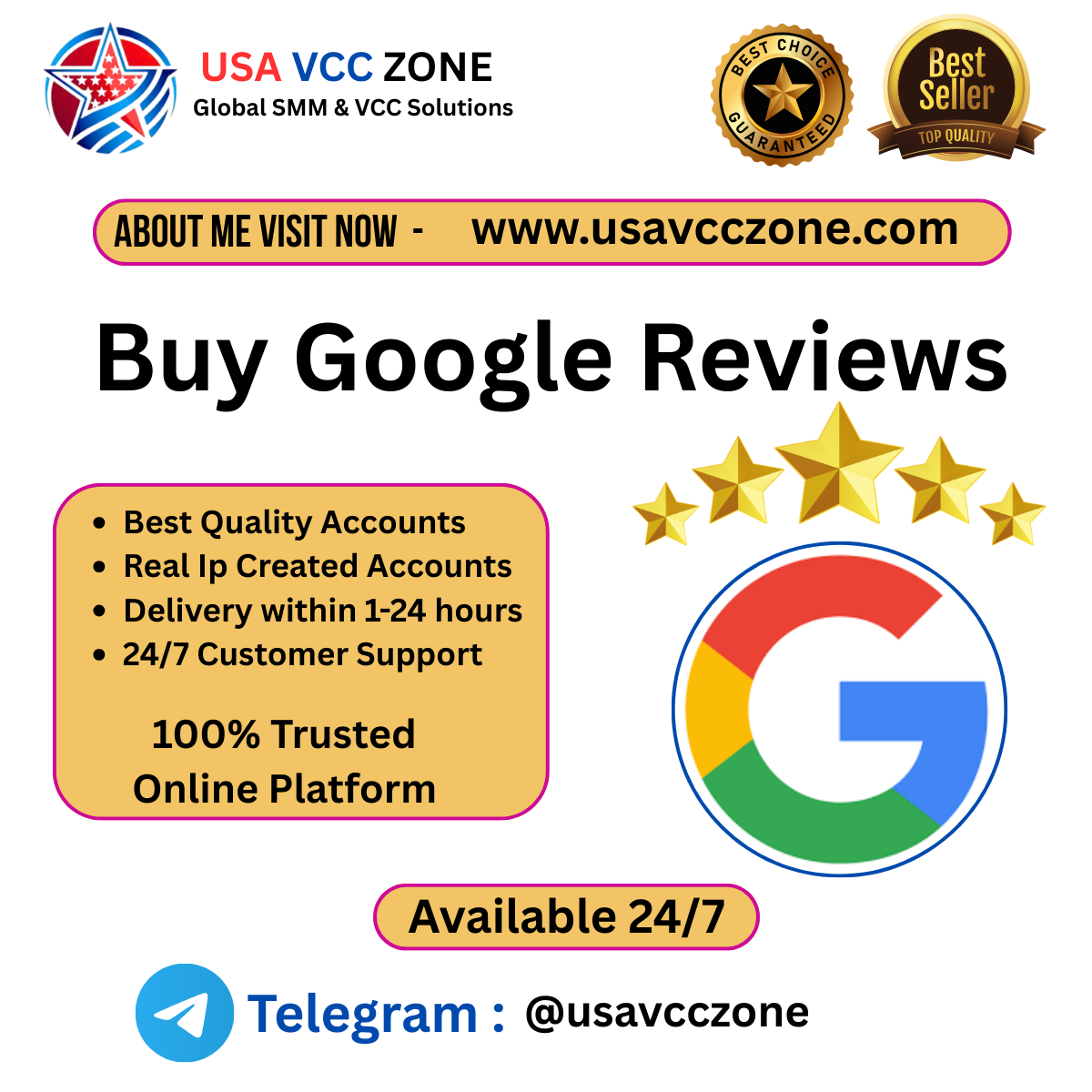 Buy Google Reviews - Manual and Non-Drop Reviews