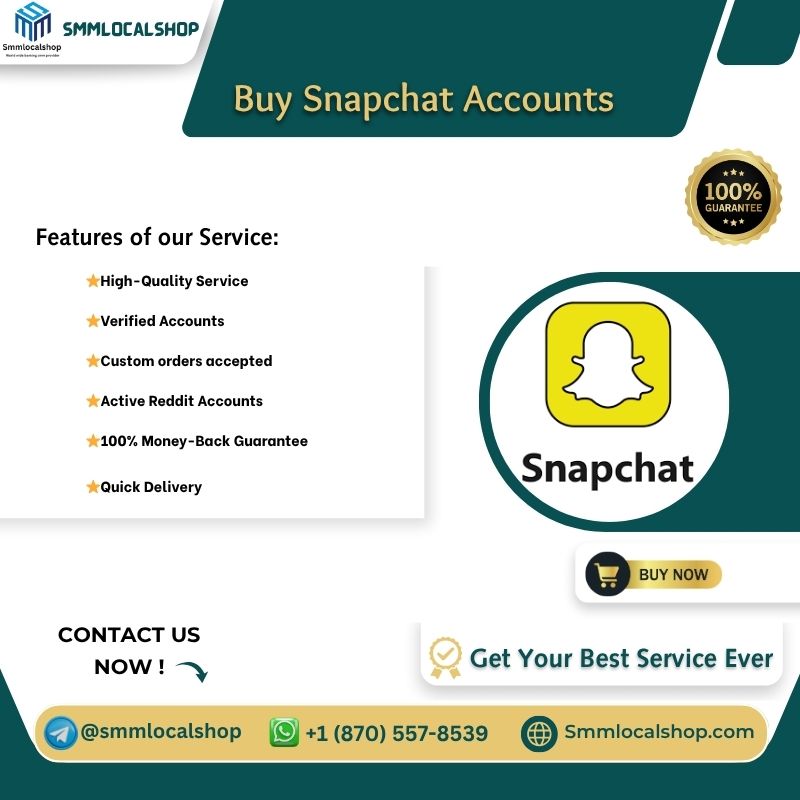 Buy Snapchat Accounts - New & old (Real & cheap) Snapchat Ac