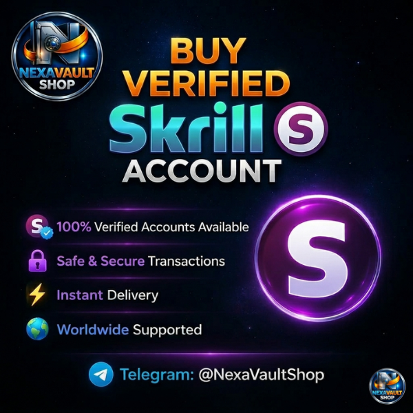 Buy Verified Skrill Accounts