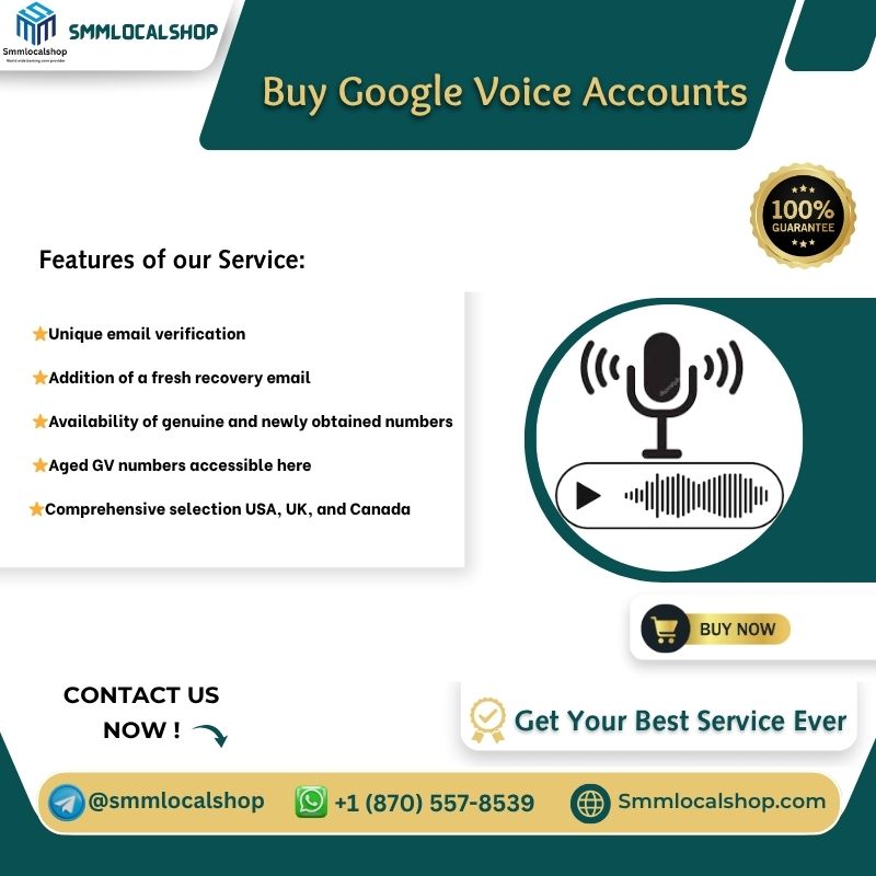 Buy Google Voice Accounts - New-Old Step By Step Guide 2025