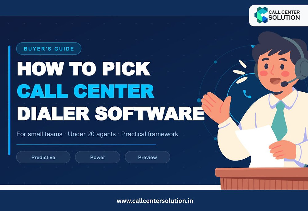 How to pick Call Center Dialer Software for teams under 20 agents.