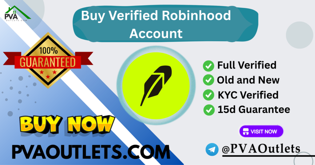 Buy Verified Robinhood Account - Grow Your online Business