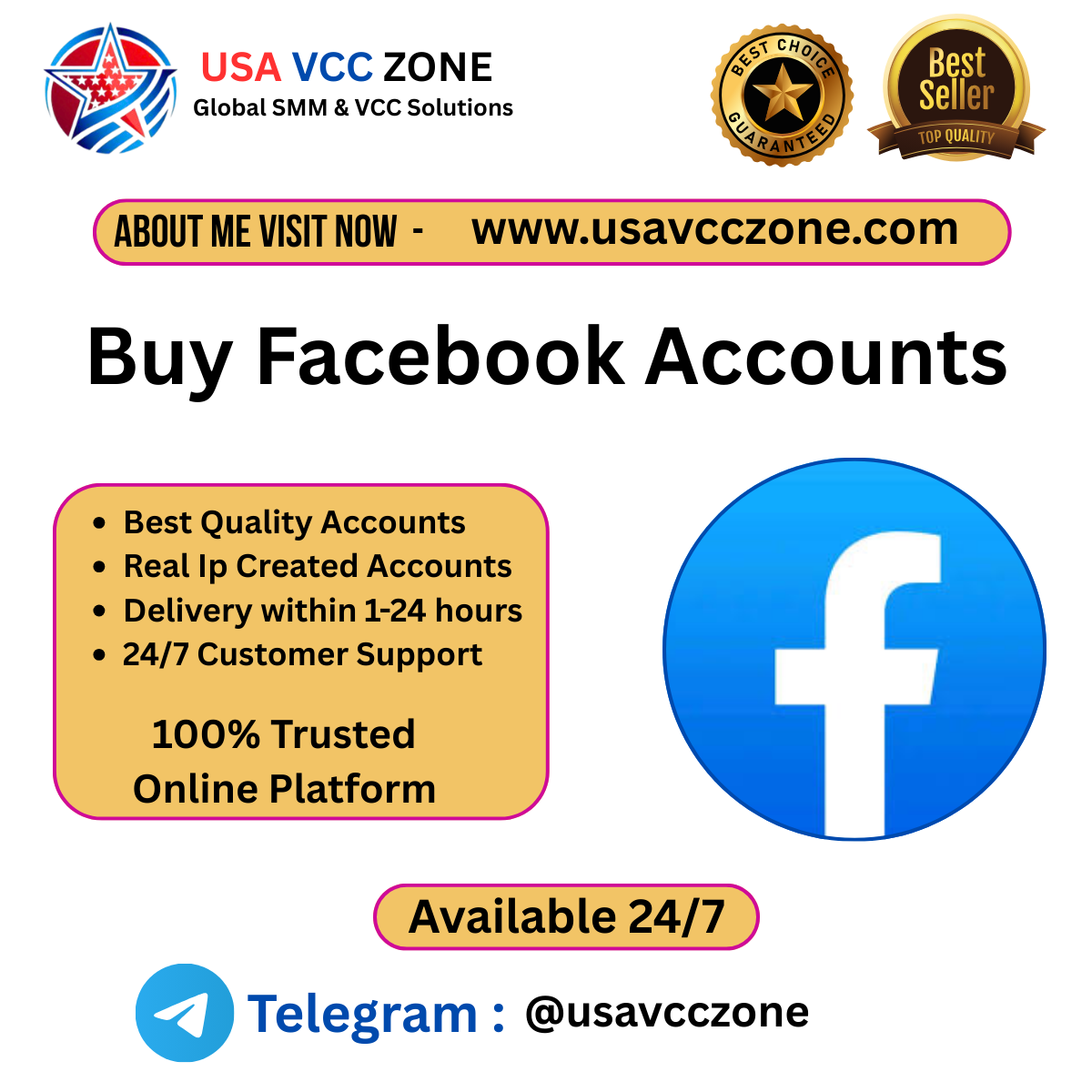 Buy Facebook Accounts - 100% Safe, Secure and Affordable