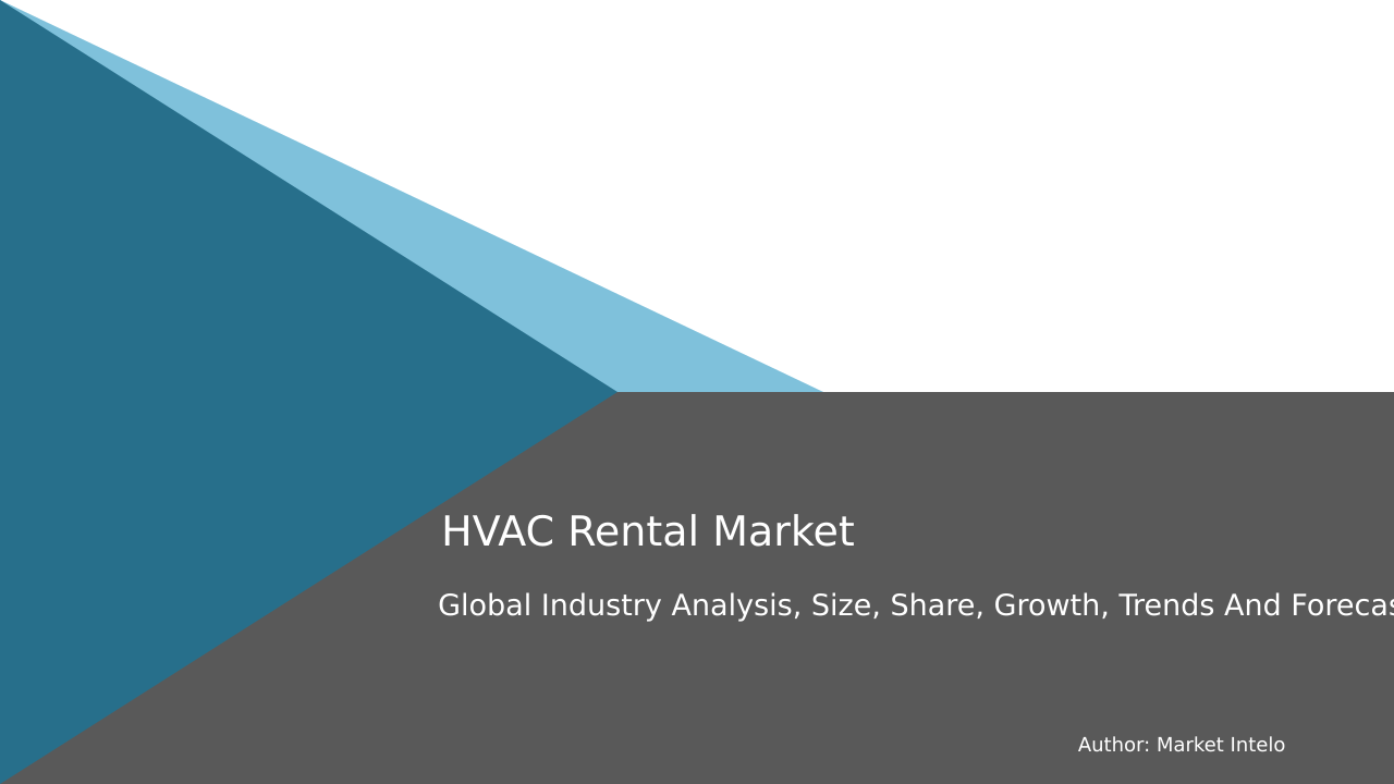 HVAC Rental Market Research Report 2033