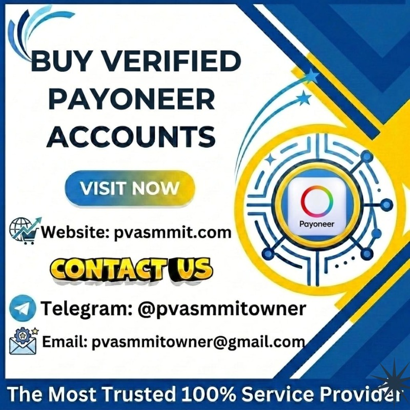 Buy Verified Payoneer Accounts Safe and Instant Delivery