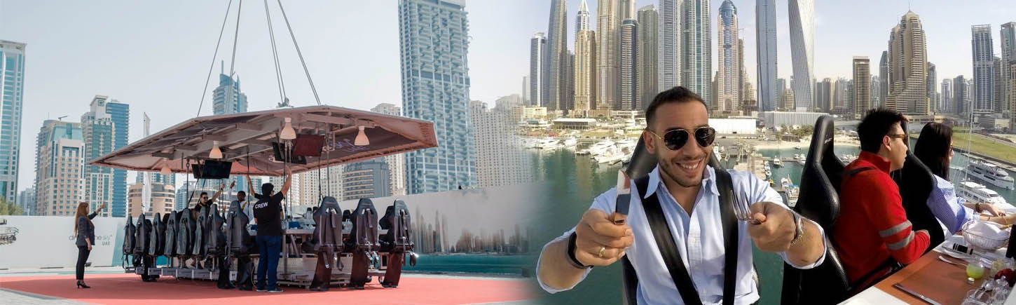 Dinner in the Sky Dubai - Book Dining Experience