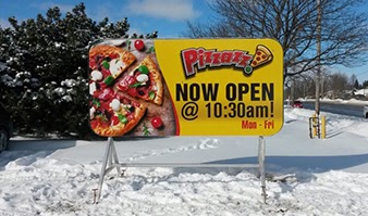 High-impact signs that capture passing traffic