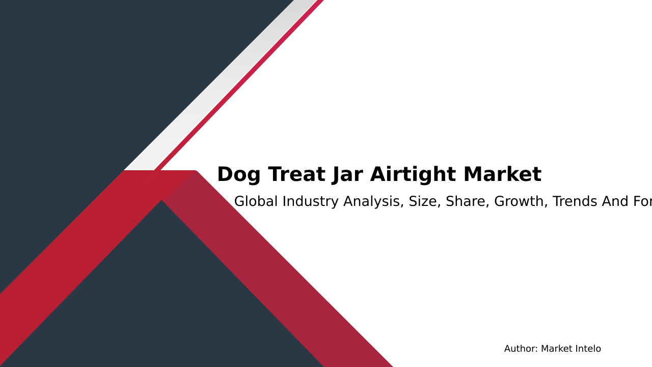 Dog Treat Jar Airtight Market Research Report 2033