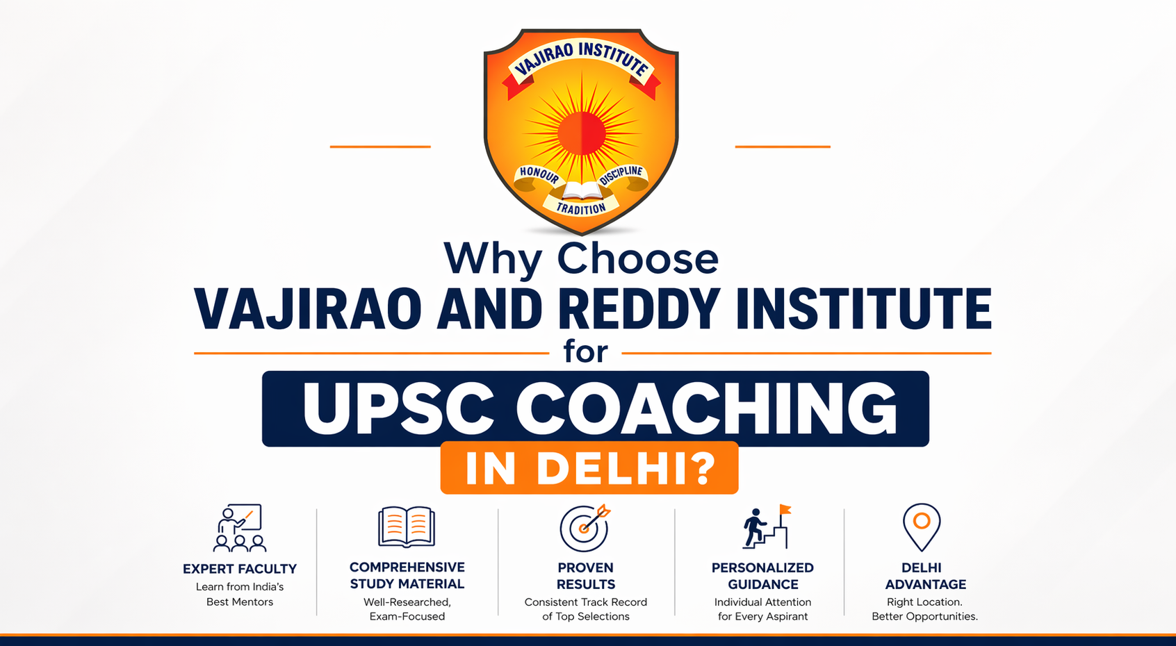 Why Choose Vajirao and Reddy Institute for UPSC Coaching in Delhi?