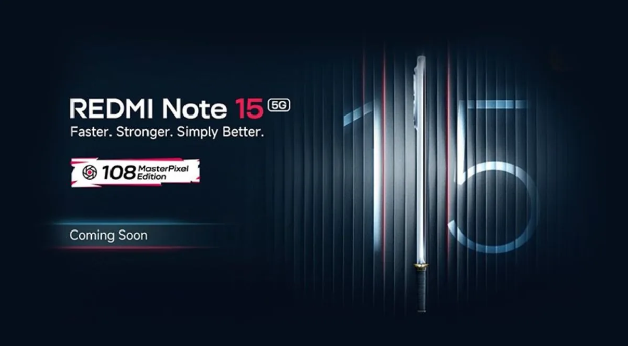 Redmi Note 15 5G 108MP Master Pixel Edition Teased: India Launch Soon! - SparkNherd