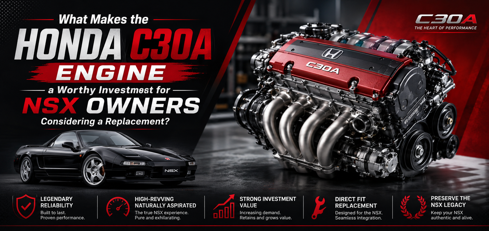 What Makes the Honda C30A Engine a Worthy Investment for NSX Replacement?