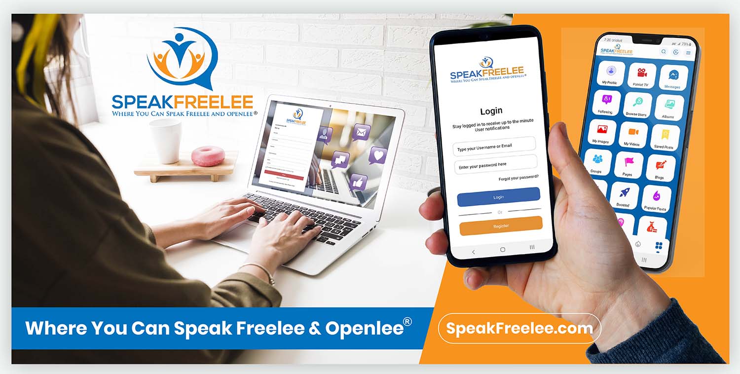 Speak Freelee – Free Speech Social Media Platform | Post, Chat, and Livestream Freely