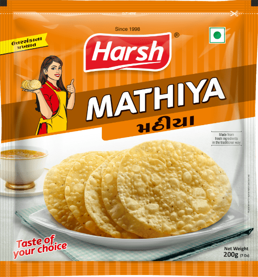 Gujarati Mathiya - Harash Papad