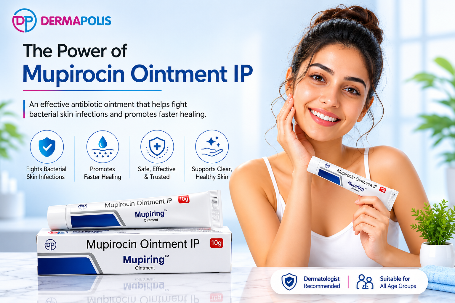 Mupirocin Ointment for Bacterial Skin Infections – Uses & Benefits - Dermapolis