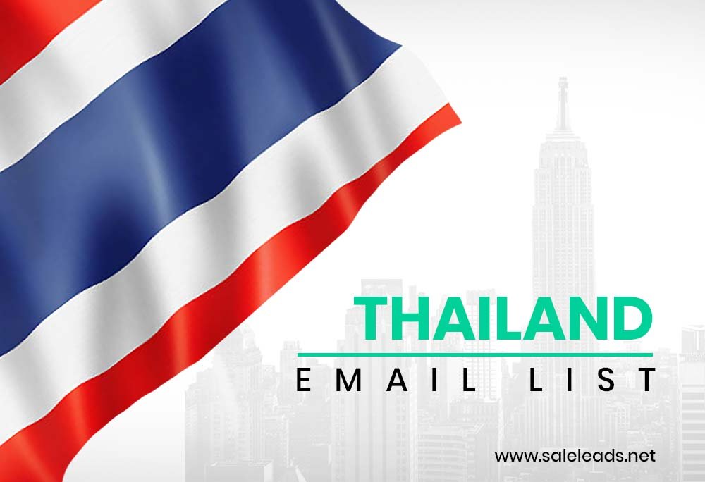 Thailand Email List - 45K Verified Consumer Leads