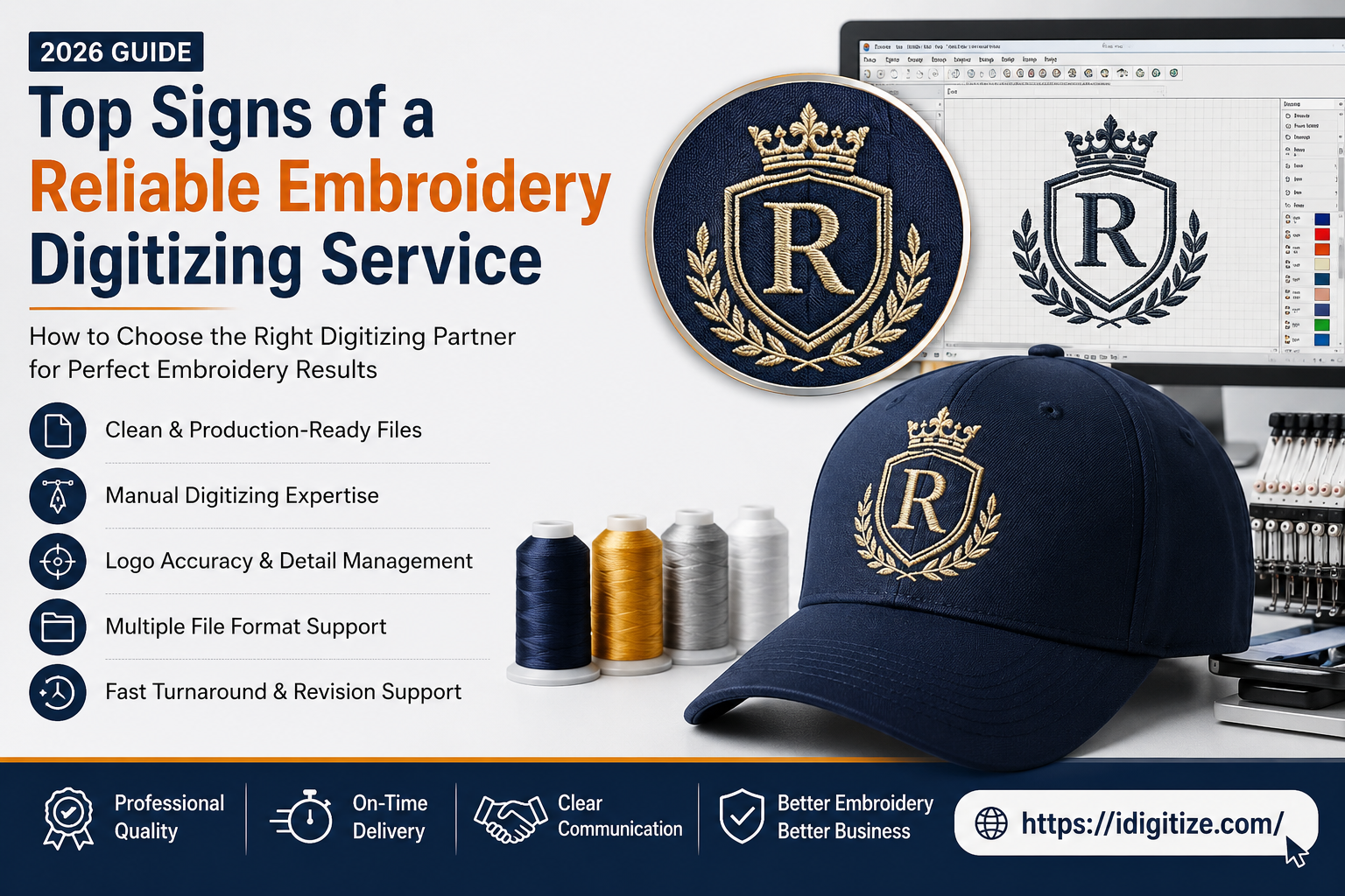 10 Signs of a Reliable Embroidery Digitizing Service | Mạng...